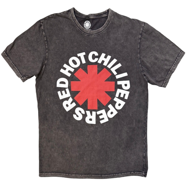 Red Hot Chili Peppers - Classic Asterisk Stone Wash Uni Char T-Shirt in the group MERCHANDISE / T-shirt / Nyheter / Pop-Rock at Bengans Skivbutik AB (5693021r)