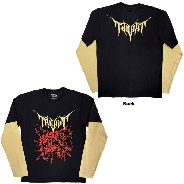 Trivium - Red Demon Uni Bl/Sand Layered Longsleeve in the group MERCHANDISE / T-shirt / Nyheter / Hårdrock at Bengans Skivbutik AB (5693031r)