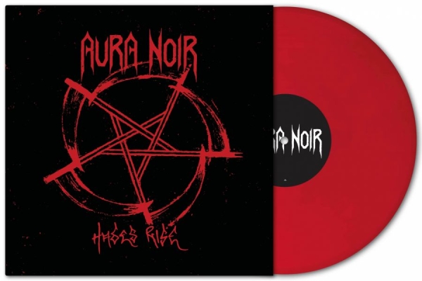 Aura Noir - Hades Rise (Red Vinyl Lp) in the group VINYL / Upcoming releases / Hårdrock at Bengans Skivbutik AB (5693174)