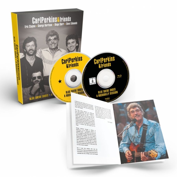 Carl Perkins & Friends - Blue Suede Shoes - A Rockabilly Ses in the group MUSIK / CD+Blu-ray / Kommande / Pop-Rock at Bengans Skivbutik AB (5693357)