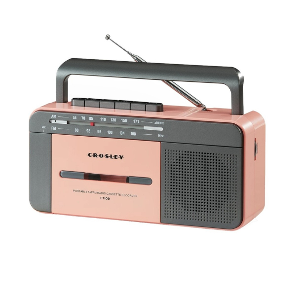 Kassettspelare - Ct102 Cassette Player (Rose Gold/Grey) (Uk Adapter) in the group OTHER /  at Bengans Skivbutik AB (5693701)
