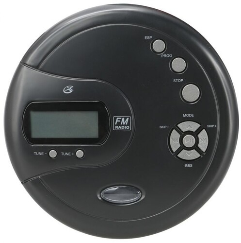 CD-Spelare - Gpx Pc332b Portable Cd Player With 60 Second Anti-Skip Fm Radio (Black) in the group OTHER / at Bengans Skivbutik AB (5693702)