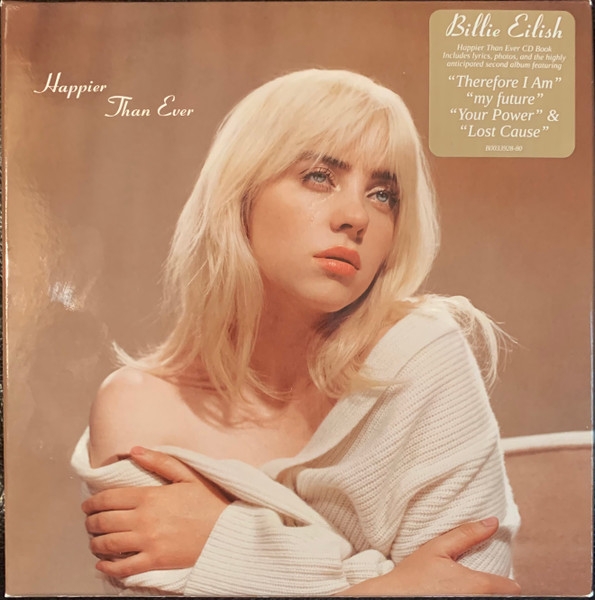 Billie Eilish - Happier Than Ever (X) (Cd/Photo Book) in the group CD / Pop-Rock at Bengans Skivbutik AB (5693822)