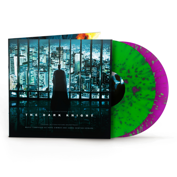 Hans Zimmer & James Newton Howard - The Dark Knight (Original Motion Picture Soundtrack) Neon Purple Green Splatter in the group VINYL / Upcoming releases / Pop-Rock at Bengans Skivbutik AB (5693924)