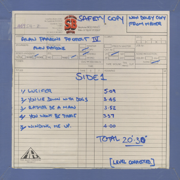 Alan Parsons Project The - Eve (Work In Progress) (Trans Green in the group VINYL / Pop-Rock at Bengans Skivbutik AB (5694091)