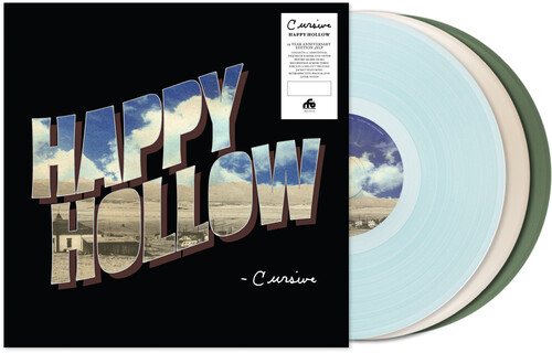 Cursive - Happy Hollow (20 Year Anniversary Edition/Blue/Clear/Green Vinyl/3Lp) in the group OUR PICKS / Record Store Day / RSD BF 2026 at Bengans Skivbutik AB (5694274)