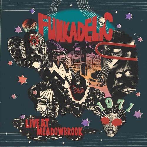 Funkadelic - Live At Meadowbrook 1971 (2Lp/Cosmic Teal & Atomic Red Vinyl) (Rsd) in the group OUR PICKS / Record Store Day / RSD BF 2026 at Bengans Skivbutik AB (5694285)