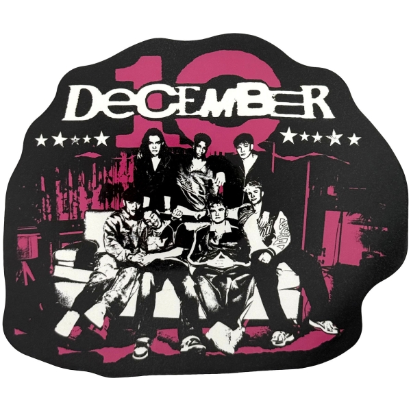 December 10 - Sofa Sticker in the group MERCHANDISE / Merch / Nyheter / Pop-Rock at Bengans Skivbutik AB (5694740)