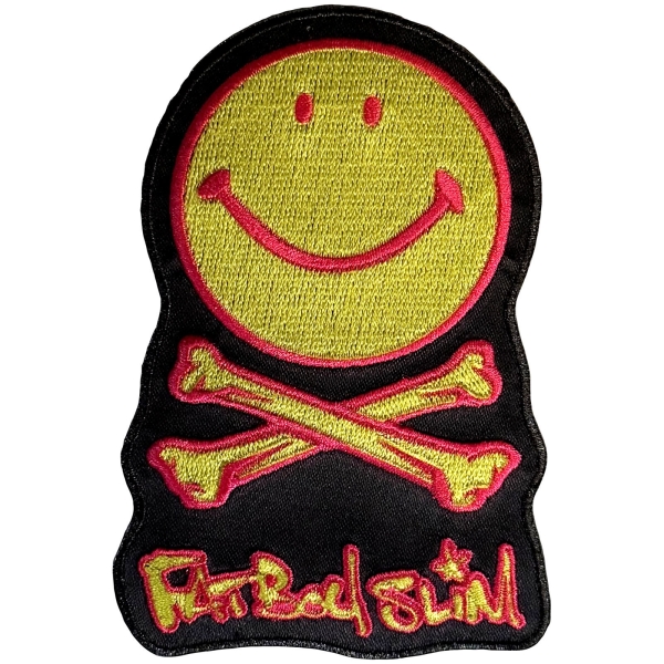 Fatboy Slim - Happy Face Logo Woven Patch in the group MERCH / Accessories / Patches at Bengans Skivbutik AB (5694813)