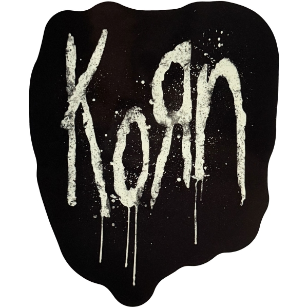 Korn - Splatter Logo Sticker in the group MERCH / Gadgets / Stickers at Bengans Skivbutik AB (5694837)