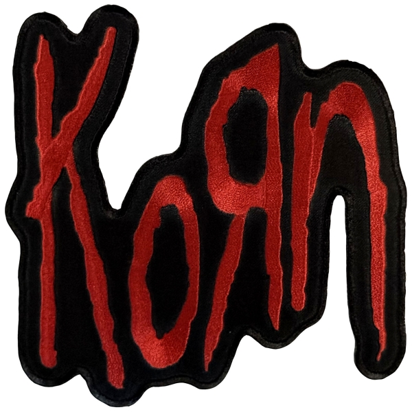 Korn - Red Logo Woven Patch in the group MERCH / Accessories / Patches at Bengans Skivbutik AB (5694853)