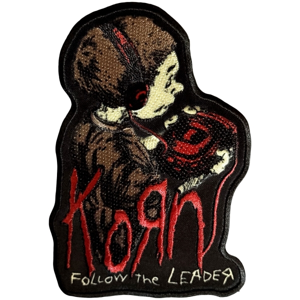 Korn - Follow The Leader Woven Patch in the group MERCH / Accessories / Patches at Bengans Skivbutik AB (5694855)