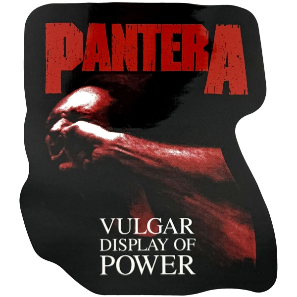 Pantera - Red Vulgar Sticker in the group MERCH / Gadgets / Stickers at Bengans Skivbutik AB (5694898)