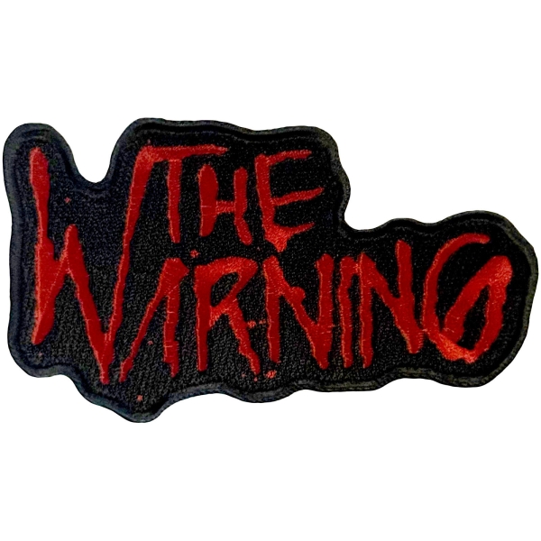 Warning - Splatter Logo Woven Patch in the group MERCH / Accessories / Patches at Bengans Skivbutik AB (5694998)