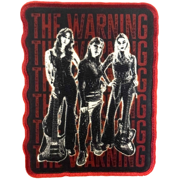 Warning - Stacked Woven Patch in the group MERCH / Accessories / Patches at Bengans Skivbutik AB (5695000)