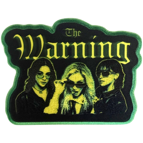 Warning - Yellow Girls Woven Patch in the group MERCH / Accessories / Patches at Bengans Skivbutik AB (5695002)