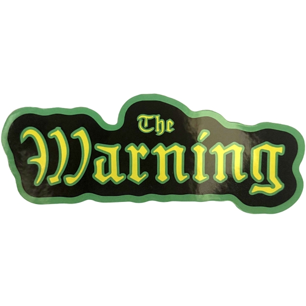 Warning - Logo Sticker in the group MERCHANDISE / Merch / Nyheter / Hårdrock at Bengans Skivbutik AB (5695003)