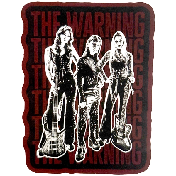 Warning - Stacked Sticker in the group MERCHANDISE / Merch / Nyheter / Hårdrock at Bengans Skivbutik AB (5695006)