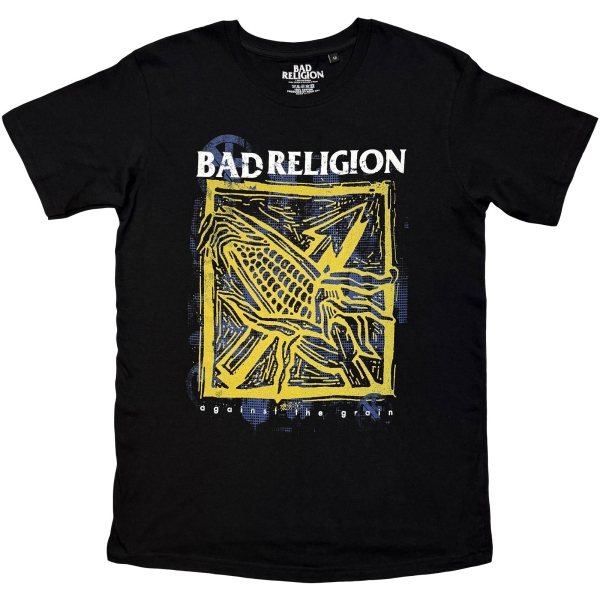 Bad Religion - Against The Grain Halftone Uni Bl T-Shirt in the group MERCHANDISE / T-shirt / Nyheter / Punk at Bengans Skivbutik AB (5695020r)