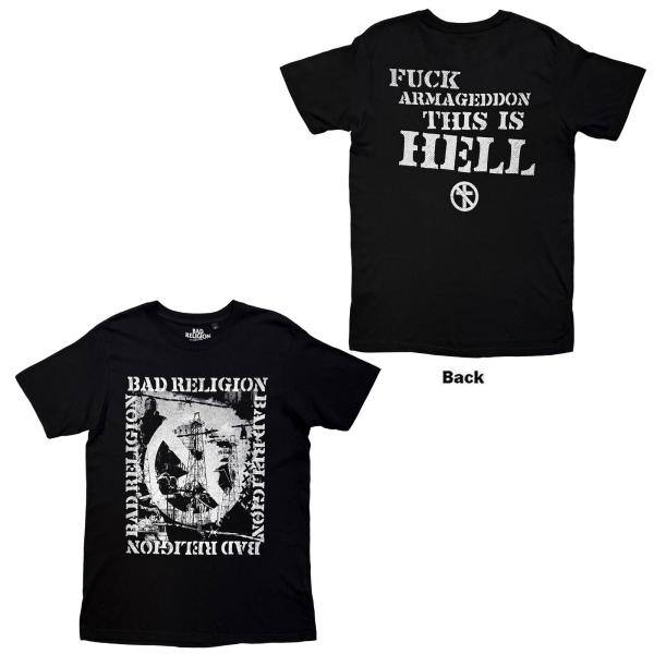 Bad Religion - This Is Hell Uni Bl T-Shirt in the group MERCHANDISE / T-shirt / Nyheter / Punk at Bengans Skivbutik AB (5695021r)