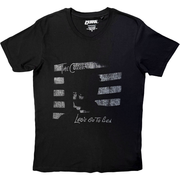The Cure - Lets Go To Bed Uni Bl T-Shirt in the group MERCHANDISE / T-shirt / Nyheter / Pop-Rock at Bengans Skivbutik AB (5695027r)