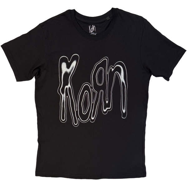 Korn - Metallic Logo Uni Bl T-Shirt in the group MERCH / Clothing / T-shirts at Bengans Skivbutik AB (5695031r)
