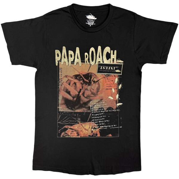 Papa Roach - Scraps Uni Bl T-Shirt in the group MERCHANDISE / T-shirt / Nyheter / Hårdrock at Bengans Skivbutik AB (5695043r)