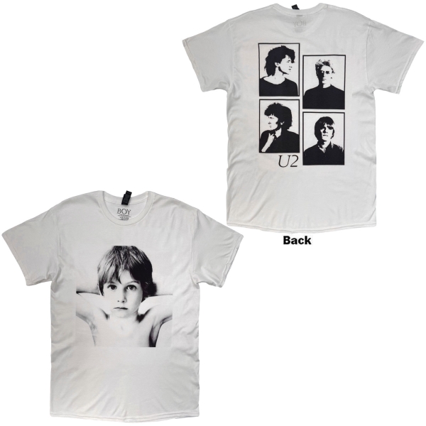 U2 - Boy Uni Wht T-Shirt in the group MERCH / Clothing / T-shirts at Bengans Skivbutik AB (5695049r)
