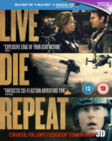 Movie - Edge Of Tomorrow in the group Movies / Film Blu-ray 3D / Science Fiction at Bengans Skivbutik AB (5695502)