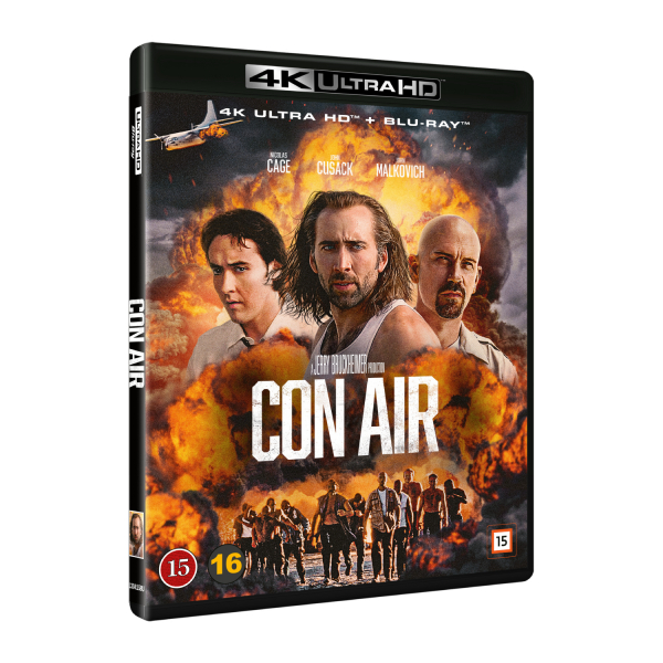 Movie - Con Air (4K UHD + Blu-ray) in the group Movies / Film UHD-4K / Action at Bengans Skivbutik AB (5695511)