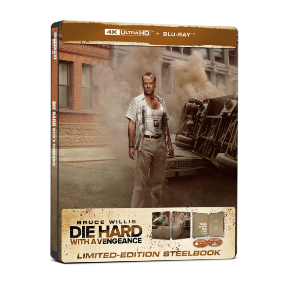 Movie - Die Hard With A Vengeance (Ltd Steelbook 2-disc / 4K UHD + Blu-ray) in the group Movies / Film UHD-4K / Action at Bengans Skivbutik AB (5695847)