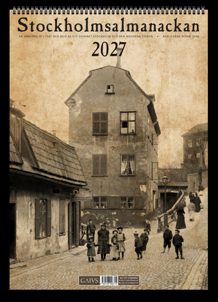 Kalender - Stockholmsalmanackan 2027 in the group MERCH / Gadgets / Calendars at Bengans Skivbutik AB (5696175)