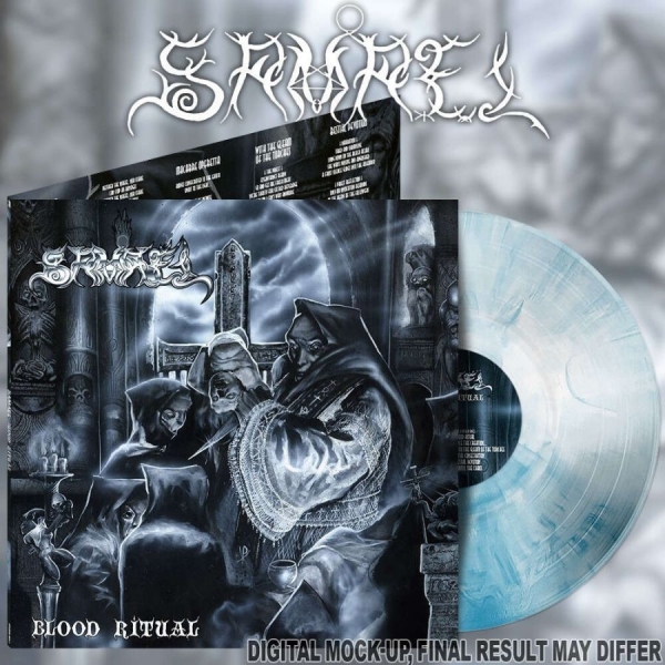Samael - Blood Ritual (White Royal Blue Marb in the group VINYL / Upcoming releases / Hårdrock at Bengans Skivbutik AB (5696461)