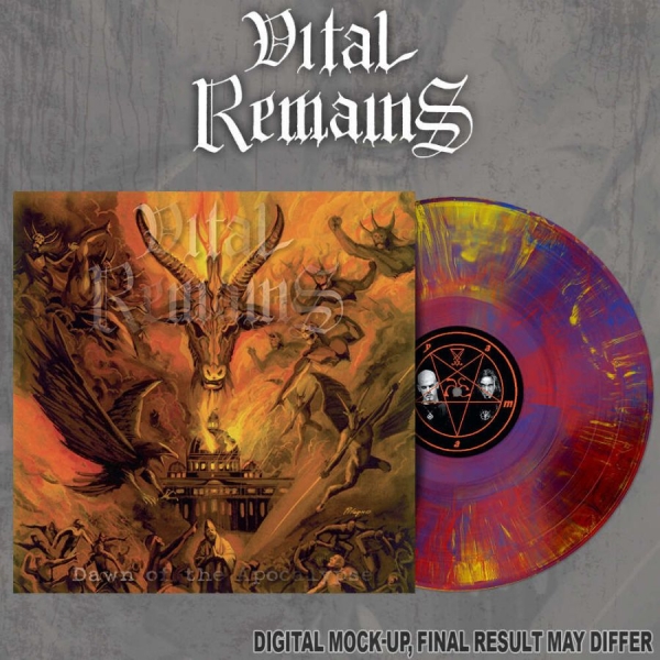 Vital Remains - Dawn Of The Apocalypse (Red/Yellow/ in the group VINYL / Upcoming releases / Hårdrock at Bengans Skivbutik AB (5696463)