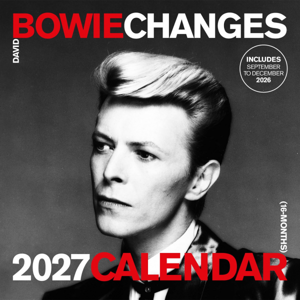 David Bowie - 2027 (Changes) 30X30 Square Calendar in the group MERCH / Gadgets / Calendars at Bengans Skivbutik AB (5696518)