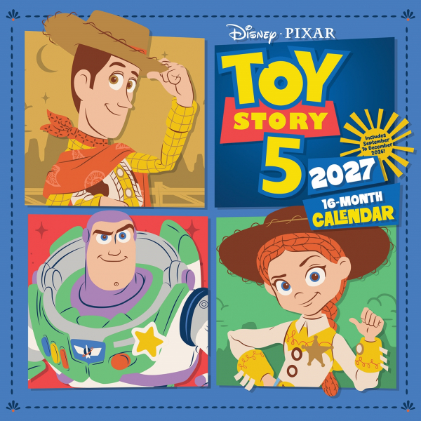 Toy Story - Toy Story 5 2027 30X30 Square Calendar in the group MERCH / Gadgets / Calendars at Bengans Skivbutik AB (5696522)