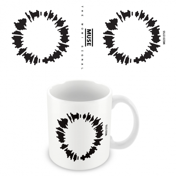 Muse - Soundwave White Pod Mug in the group MERCH / Home & decor / Mugs at Bengans Skivbutik AB (5696546)