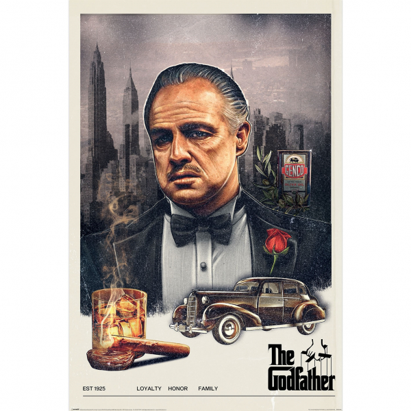The Godfather - Loyalty Honour Family Maxi Poster 91,5 X 61 Cm in the group MERCH / Posters at Bengans Skivbutik AB (5696577)