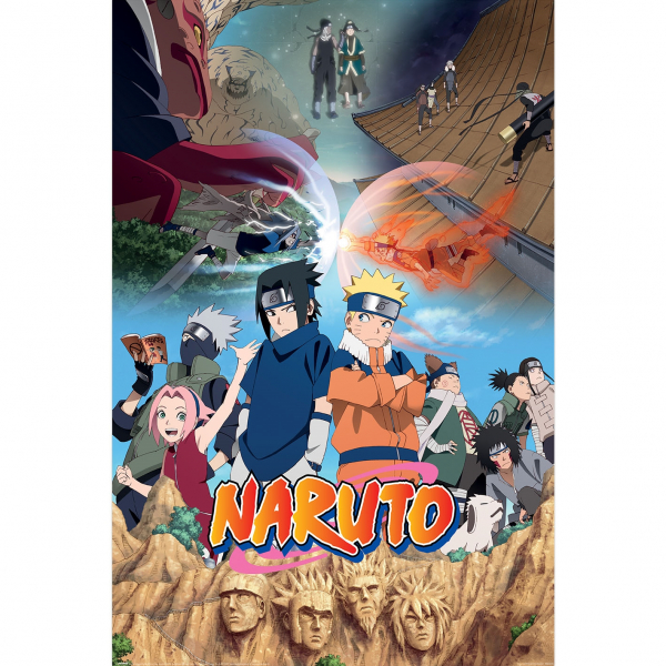Naruto - Divided Maxi Poster 91,5 X 61 Cm in the group MERCH / Posters at Bengans Skivbutik AB (5696579)