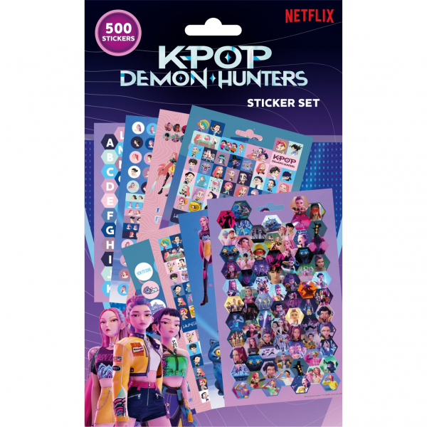 K-Pop Demon Hunters - 500Pcs Sticker Book in the group MERCHANDISE / Merch / Kommande / K-Pop at Bengans Skivbutik AB (5696587)