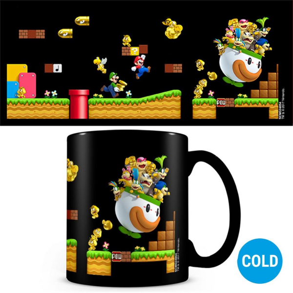 Super Mario - Gold Coin Rush Heat Change Mug in the group MERCH / Home & decor / Mugs at Bengans Skivbutik AB (5696597)
