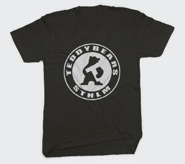 Teddybears - Tb-Logo Bw Tour (Black) in the group MERCH / Clothing / T-shirts at Bengans Skivbutik AB (5696648r)
