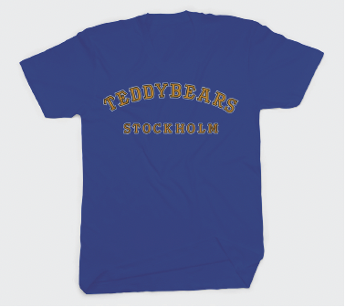 Teddybears - Stockholm (Blue) in the group MERCH / Clothing / T-shirts at Bengans Skivbutik AB (5696649r)