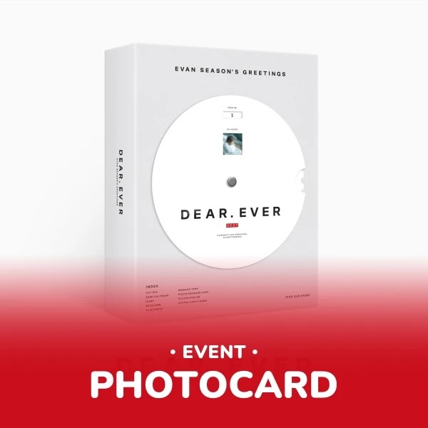 Evan - 2027 Seasons Greetings Dear. Ever + WM in the group MERCHANDISE / Merch / Kommande / K-Pop at Bengans Skivbutik AB (5697256)