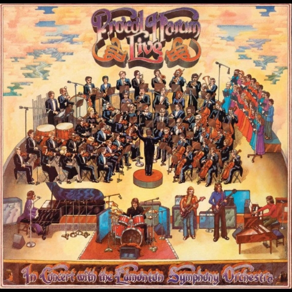 Procol Harum - Live In Concert With The Edmonton S in the group VINYL / Upcoming releases / Pop-Rock at Bengans Skivbutik AB (5697504)