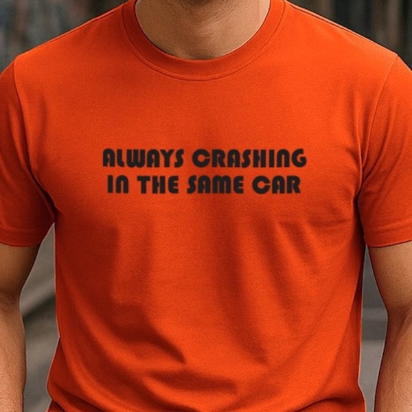 David Bowie - Always Crashing In The Same Car T-Shirt  in the group MERCHANDISE / T-shirt / Nyheter / Pop-Rock at Bengans Skivbutik AB (5697588r)