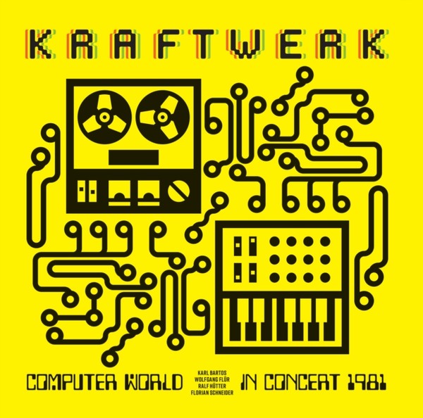Kraftwerk - Computerworld In Concert (Yellow Splatter Vinyl) (LP) in the group VINYL / Most Pre-Ordered at Bengans Skivbutik AB (5697953)