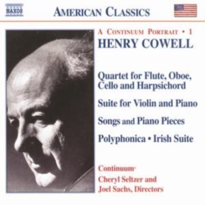 Cowell Henry - Piano Chamber & Vocal Works 1 in the group Externt_Lager / at Bengans Skivbutik AB (580623)