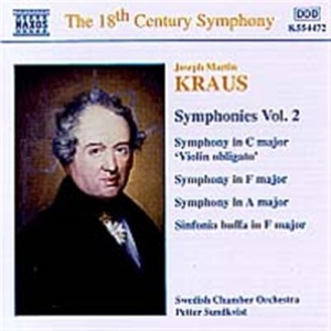 Kraus Joseph Martin - Symphony Vol 2 in the group CD / Klassiskt at Bengans Skivbutik AB (584342)