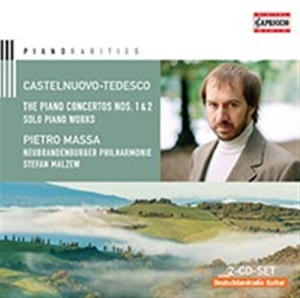 Castelnuovo-Tedesco - Piano Concertos in the group Externt_Lager /  at Bengans Skivbutik AB (587797)